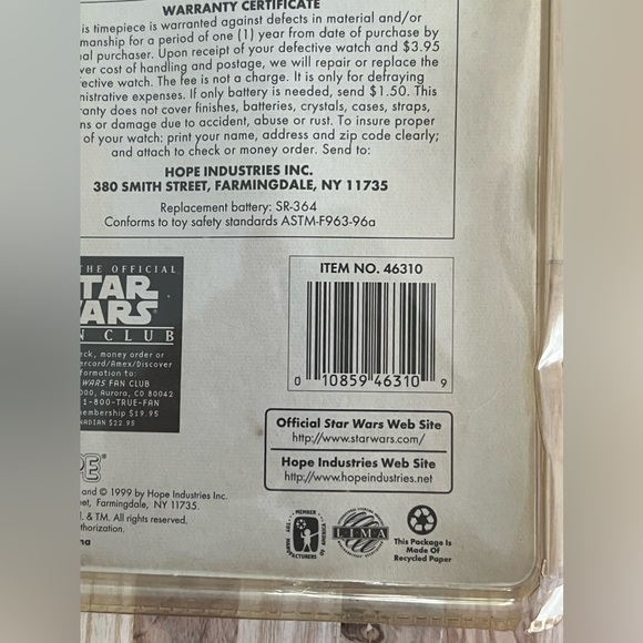 Star Wars C-3PO Watch Brand New in Package Blue Dial and Strap Bracelet - Picture 4 of 6